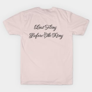 Bachelorette Elegant Typography T-Shirt